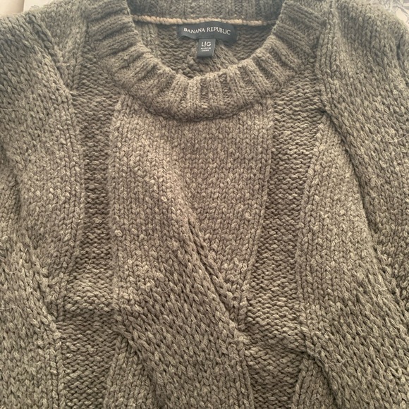 Banana republic oversized, cotton linen sweater. NWOT - Picture 4 of 7